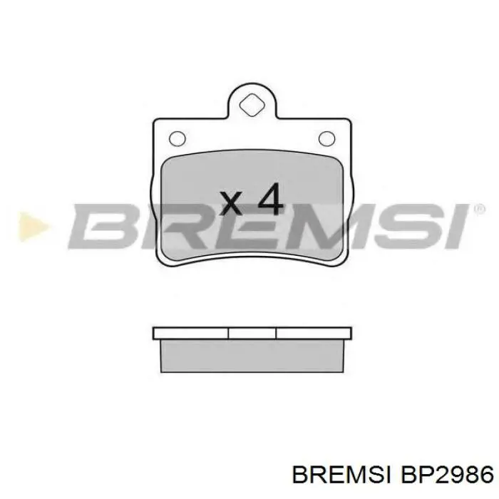 Pastillas freno delanteras Bremsi BP2986 precio, desde 30,37 EUR