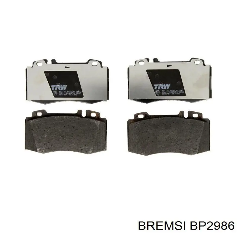Pastillas freno delanteras Bremsi BP2986 precio, desde 30,37 EUR