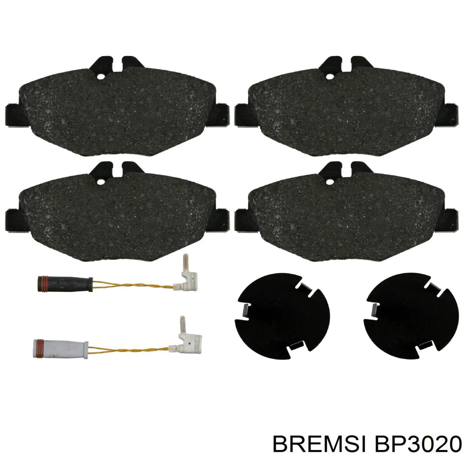 BP3020 Bremsi pastillas de freno delanteras