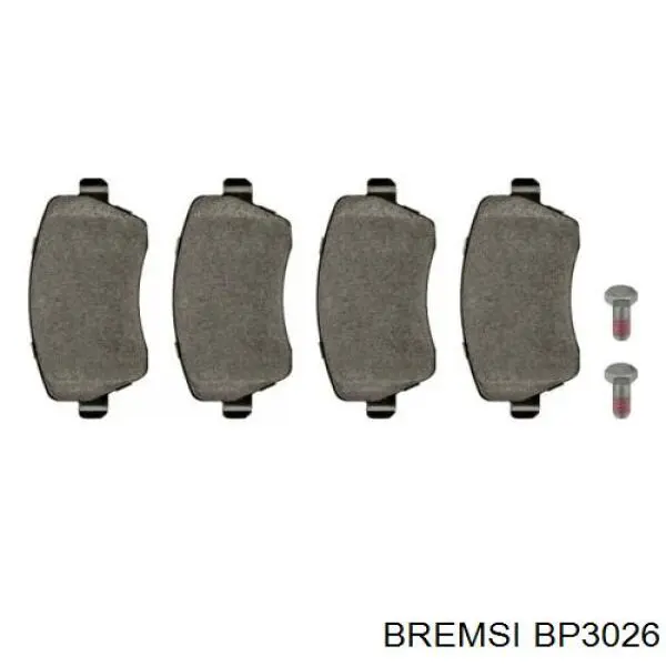 Pastillas freno delanteras Bremsi BP3026 precio, desde 20,83 EUR
