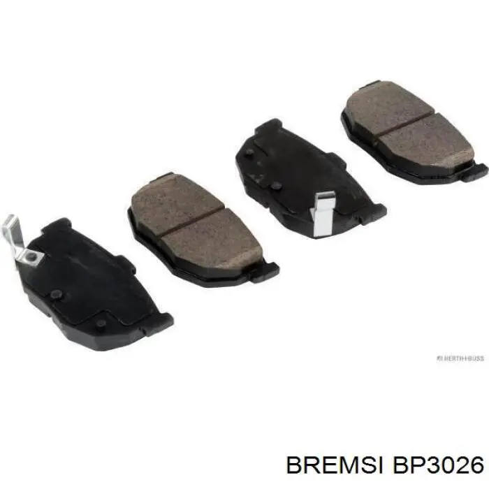 Comprar BP3026 Bremsi Pastillas delanteras de freno