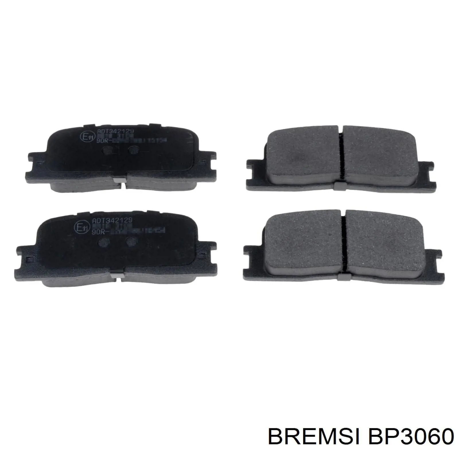 BP3060 Bremsi pastillas de freno traseras