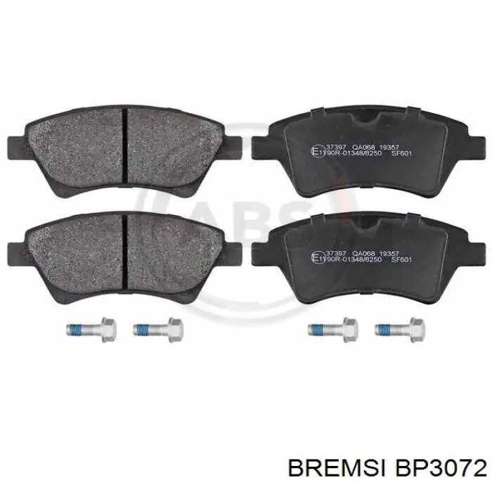 Pastillas de freno delanteras Bremsi BP3072