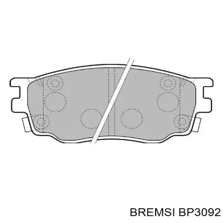 Pastillas freno delanteras Bremsi BP3092 precio, desde 25,15 EUR