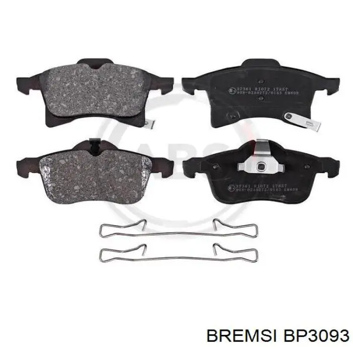 Pastillas de freno delanteras Opel Corsa X12