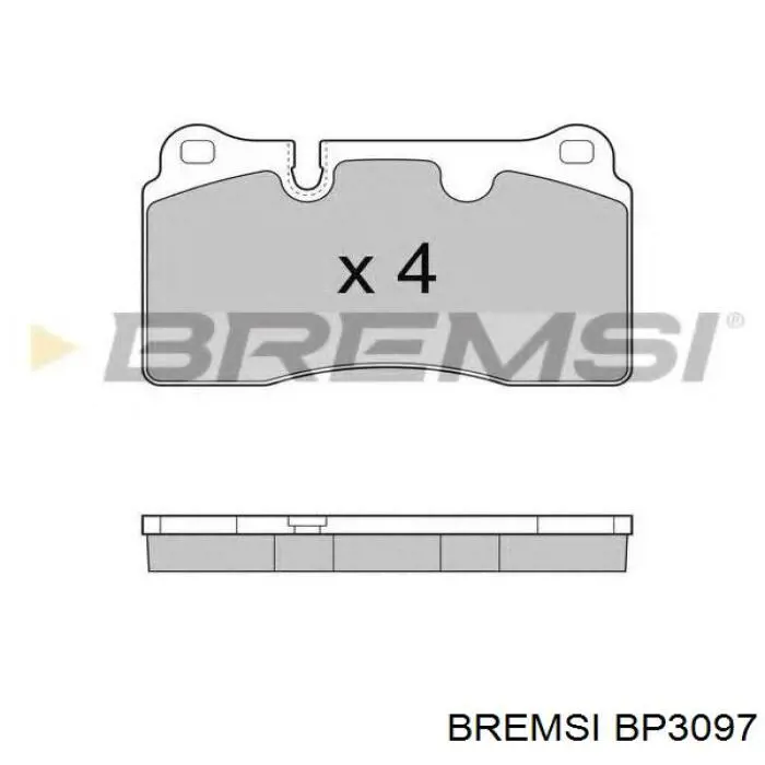 Pastillas traseras de freno Bremsi BP3097 precio, desde 29,09 EUR