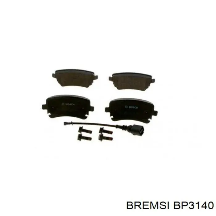 Pastillas traseras de freno Bremsi BP3140 precio, desde 29,12 EUR