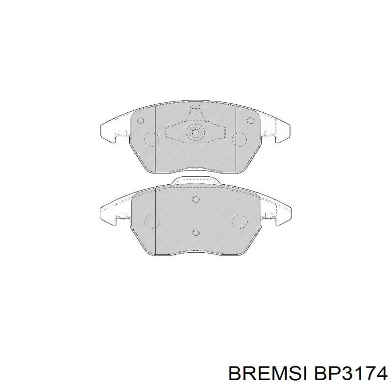Pastillas de freno delanteras Peugeot 307 3B