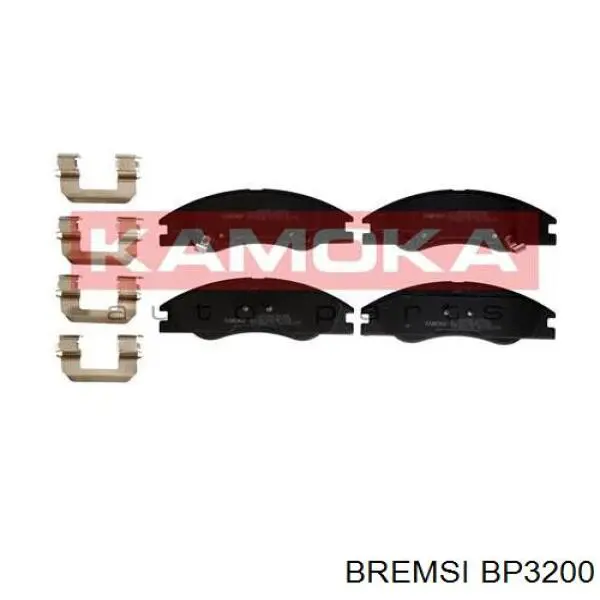 Comprar BP3200 Bremsi Pastillas delanteras de freno