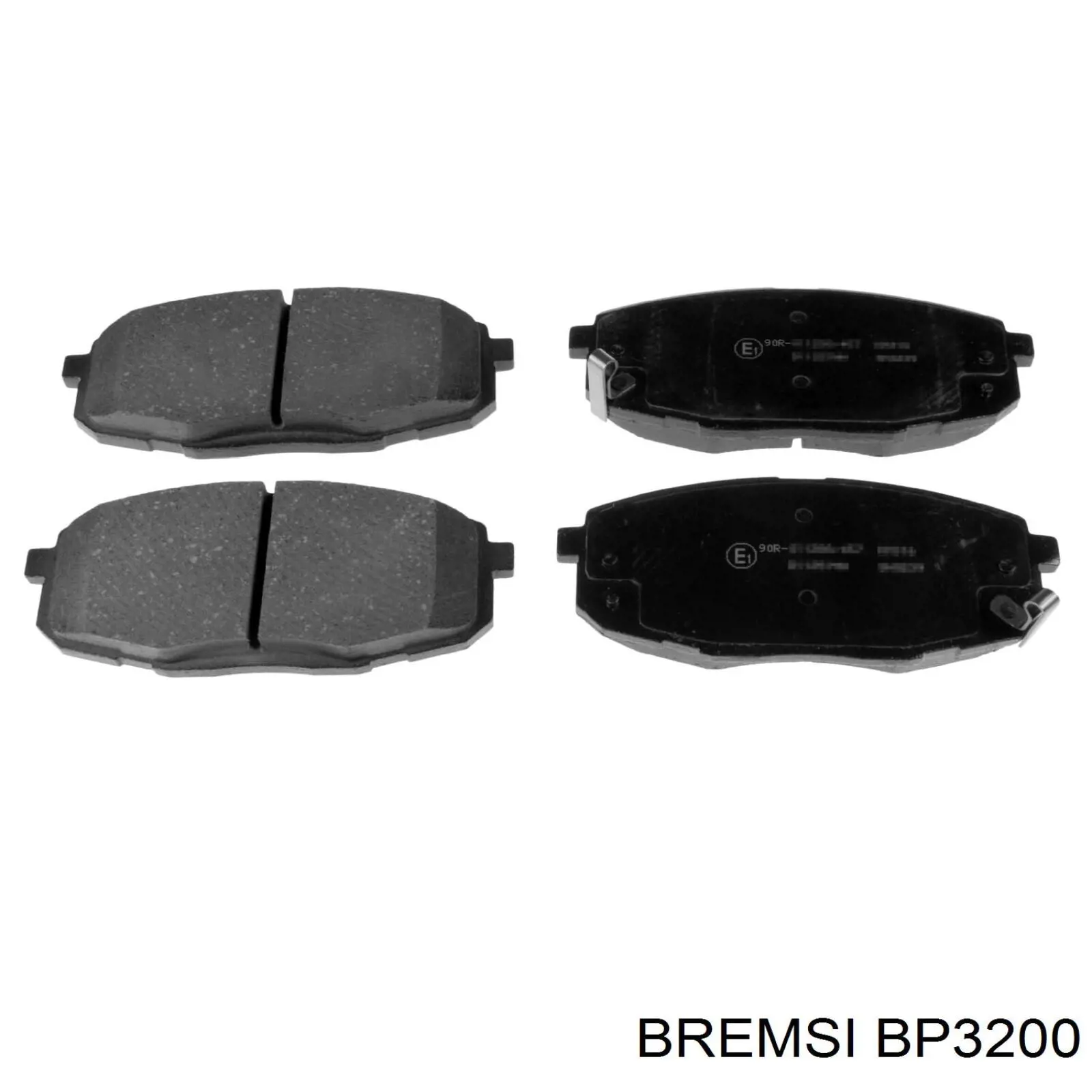 BP3200 Bremsi pastillas de freno delanteras