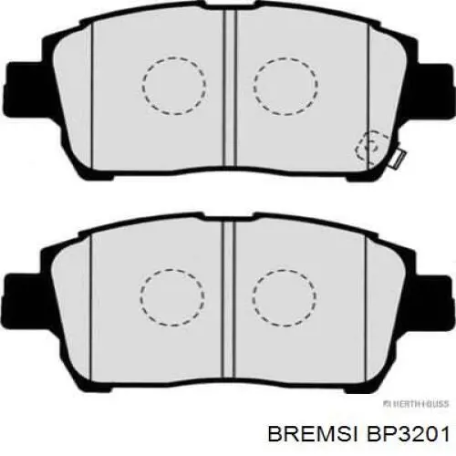 Pastillas de freno delanteras Toyota Prius NHW20