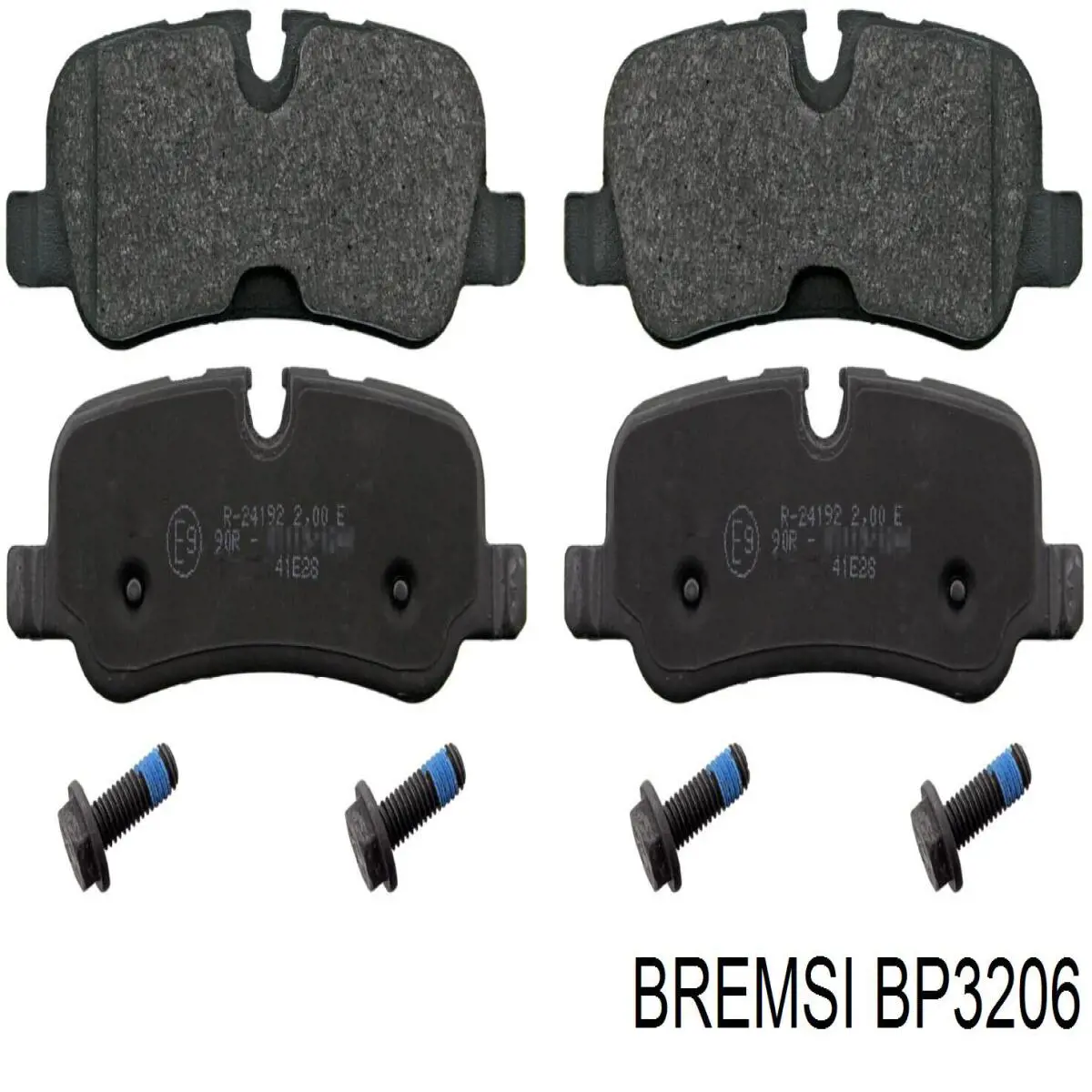 BP3206 Bremsi pastillas de freno delanteras