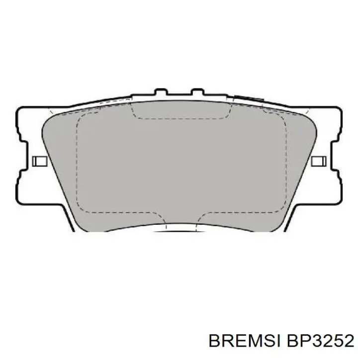 Pastillas traseras de freno Bremsi BP3252 precio, desde 17,39 EUR