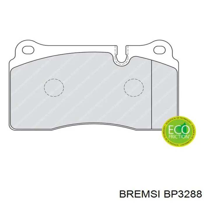 Comprar BP3288 Bremsi Pastillas delanteras de freno