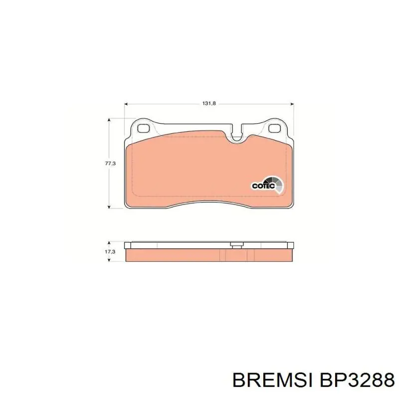 Pastillas freno delanteras Bremsi BP3288 precio, desde 37,25 EUR