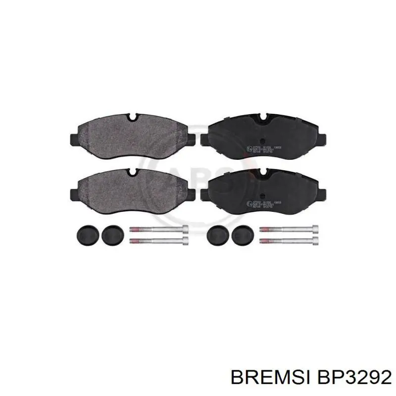 Pastillas de freno BP3292 Bremsi