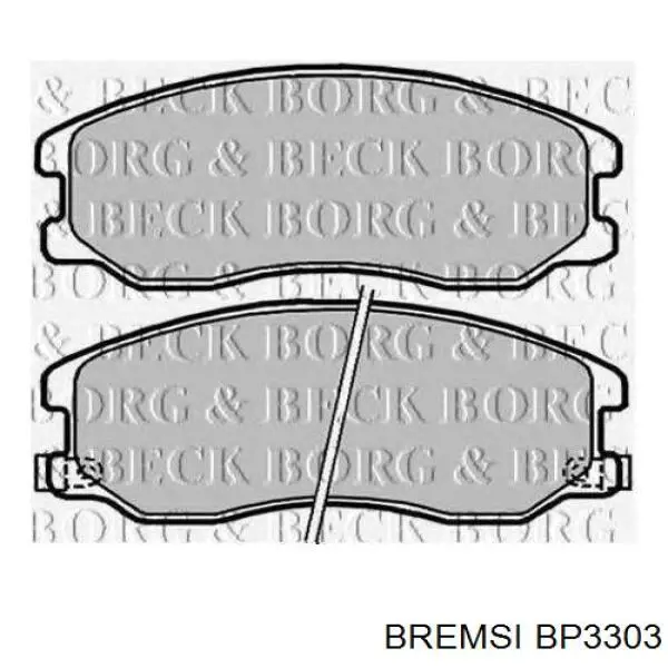 Pastillas de freno BP3303 Bremsi