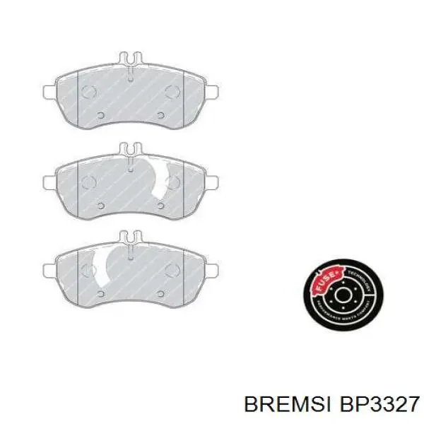 Pastillas freno delanteras Bremsi BP3327 precio, desde 32,50 EUR
