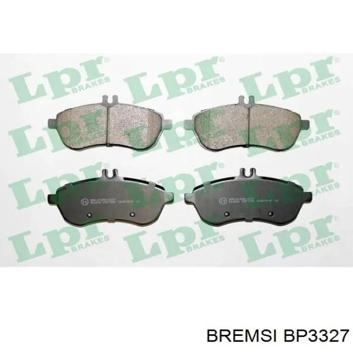Comprar BP3327 Bremsi Pastillas delanteras de freno