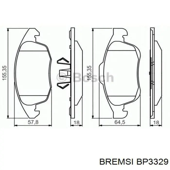 Pastillas de freno delanteras Citroen C4 UA