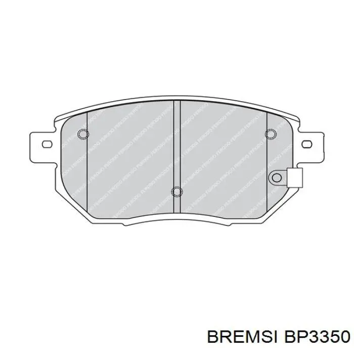 Pastillas de freno delanteras Nissan Navara D40M