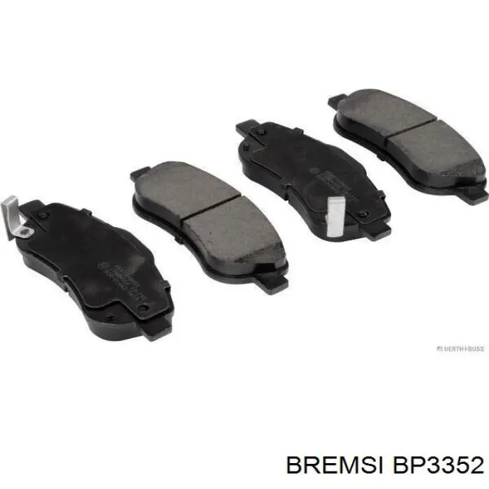 Comprar BP3352 Bremsi Pastillas delanteras de freno