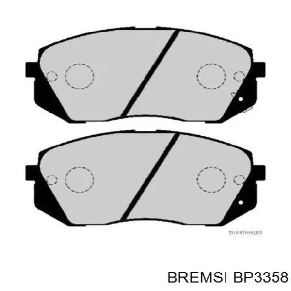 Pastillas freno delanteras Bremsi BP3358 precio, desde 26,41 EUR