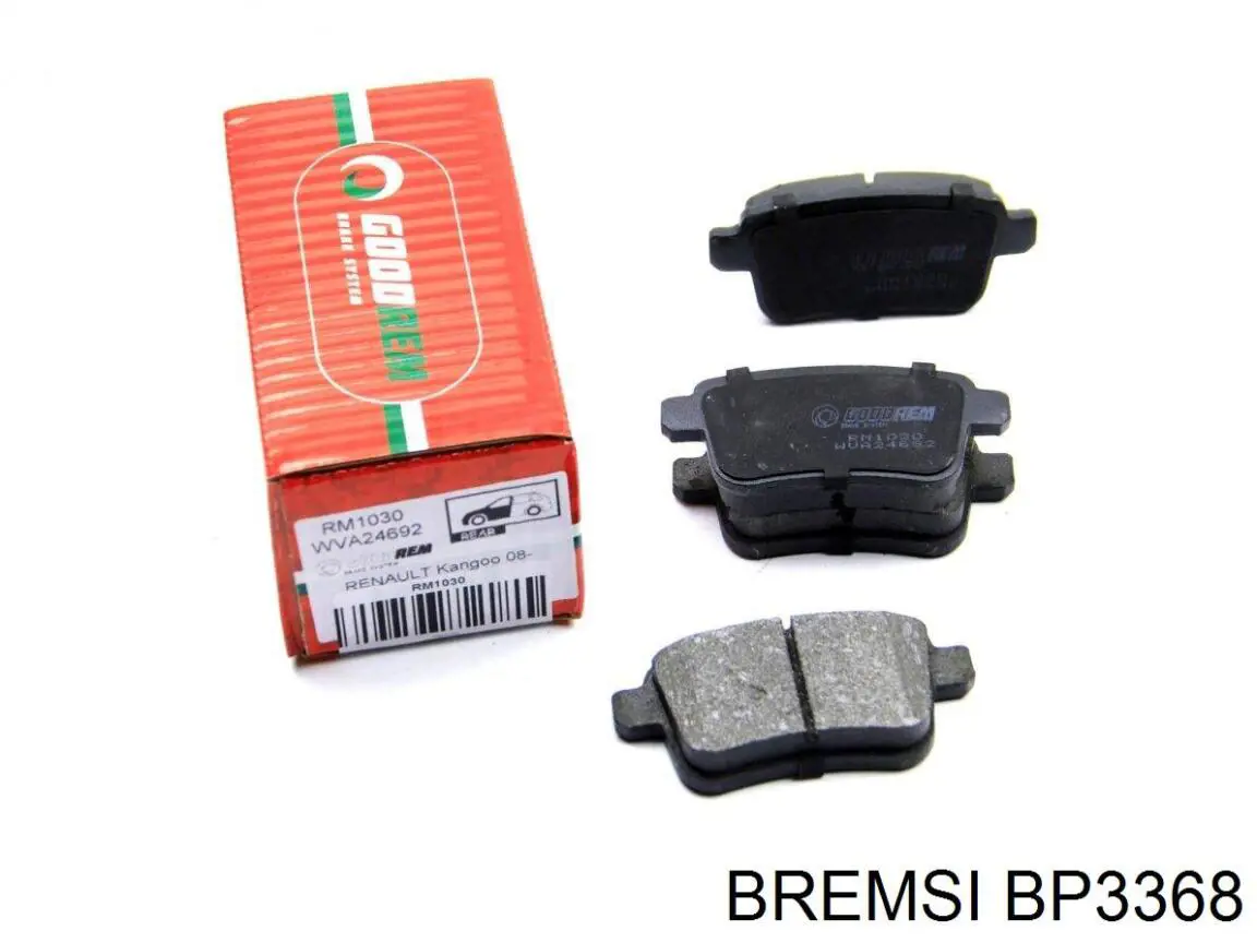 Pastillas traseras de freno Bremsi BP3368 precio, desde 19,54 EUR