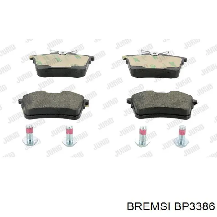 Comprar BP3386 Bremsi Pastillas de freno traseras