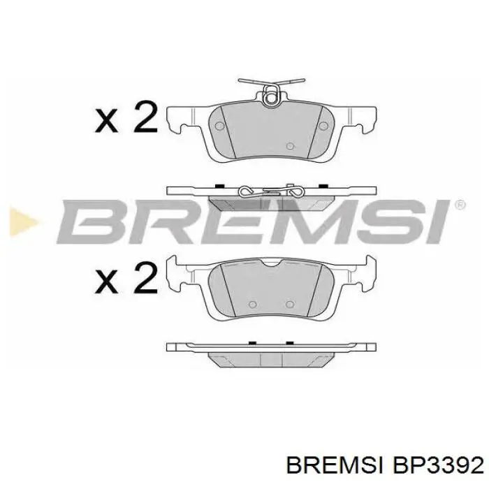 Pastillas freno delanteras Bremsi BP3392 precio, desde 28,14 EUR