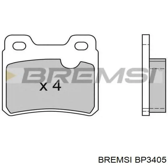 Pastillas freno delanteras Bremsi BP3405 precio, desde 46,43 USD