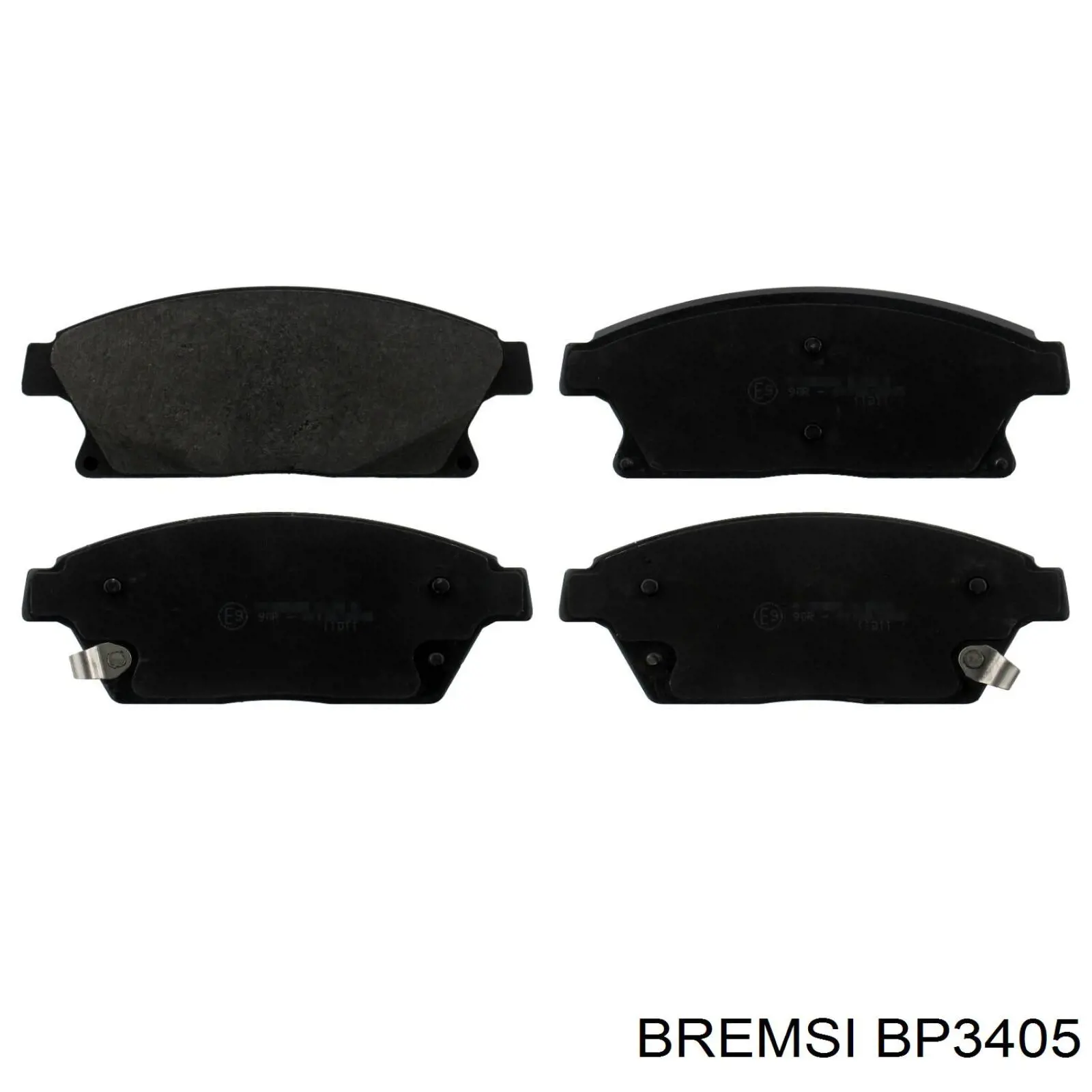 BP3405 Bremsi pastillas de freno delanteras