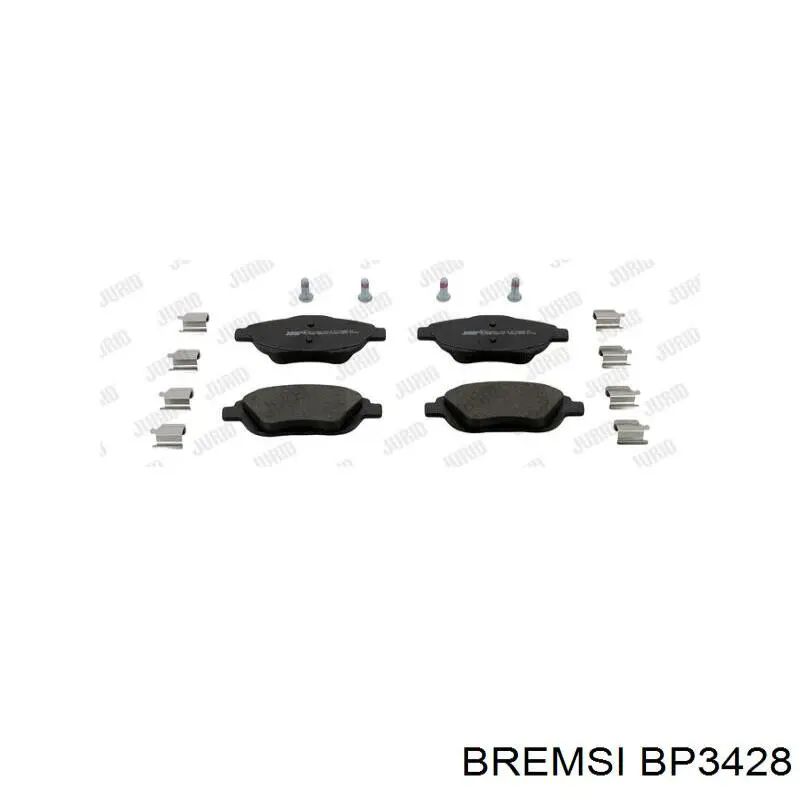 Comprar BP3428 Bremsi Pastillas delanteras de freno