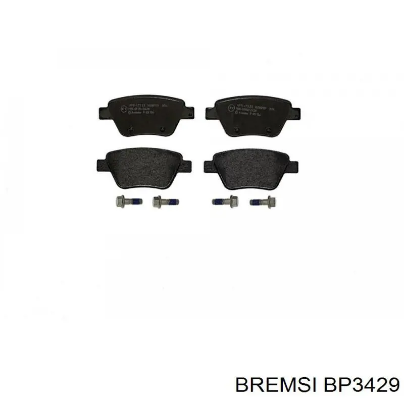 Pastillas traseras de freno Bremsi BP3429 precio, desde 25,64 EUR
