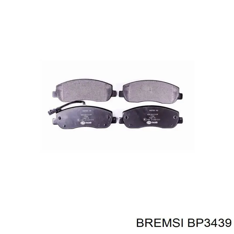 Pastillas freno delanteras Bremsi BP3439 precio, desde 39,41 EUR