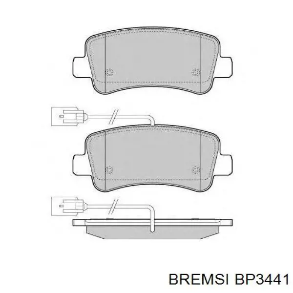 Comprar BP3441 Bremsi Pastillas de freno traseras