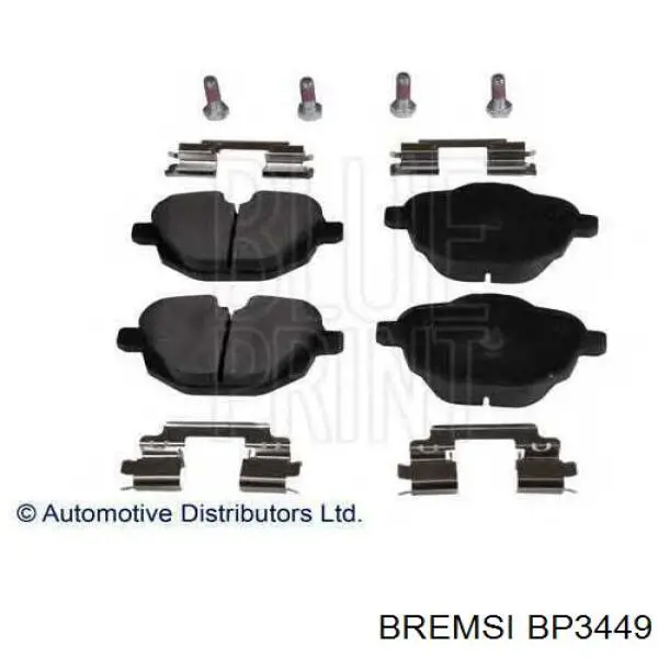 Comprar BP3449 Bremsi Pastillas de freno traseras