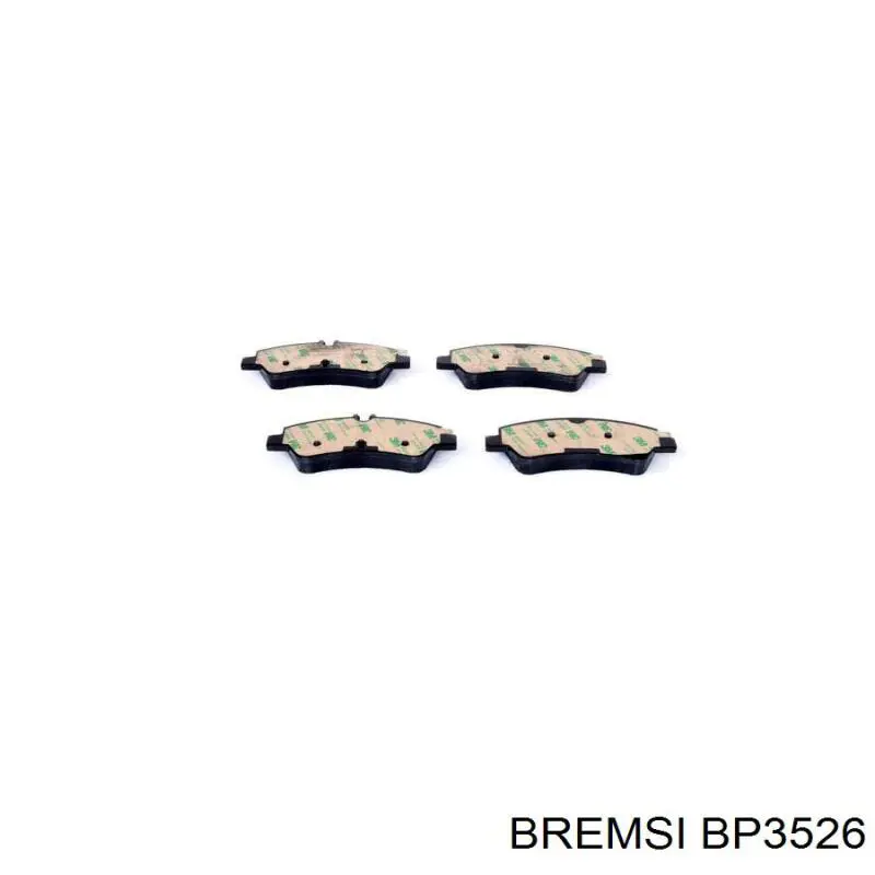 Comprar BP3526 Bremsi Pastillas de freno traseras