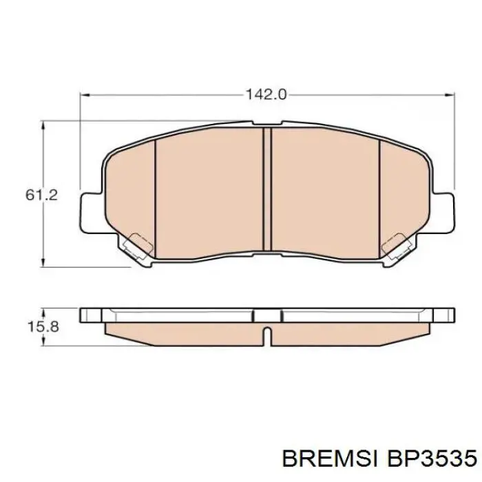 Pastillas freno delanteras Bremsi BP3535 precio, desde 26,73 EUR