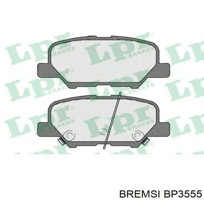 Pastillas traseras de freno Bremsi BP3555 precio, desde 20,48 EUR