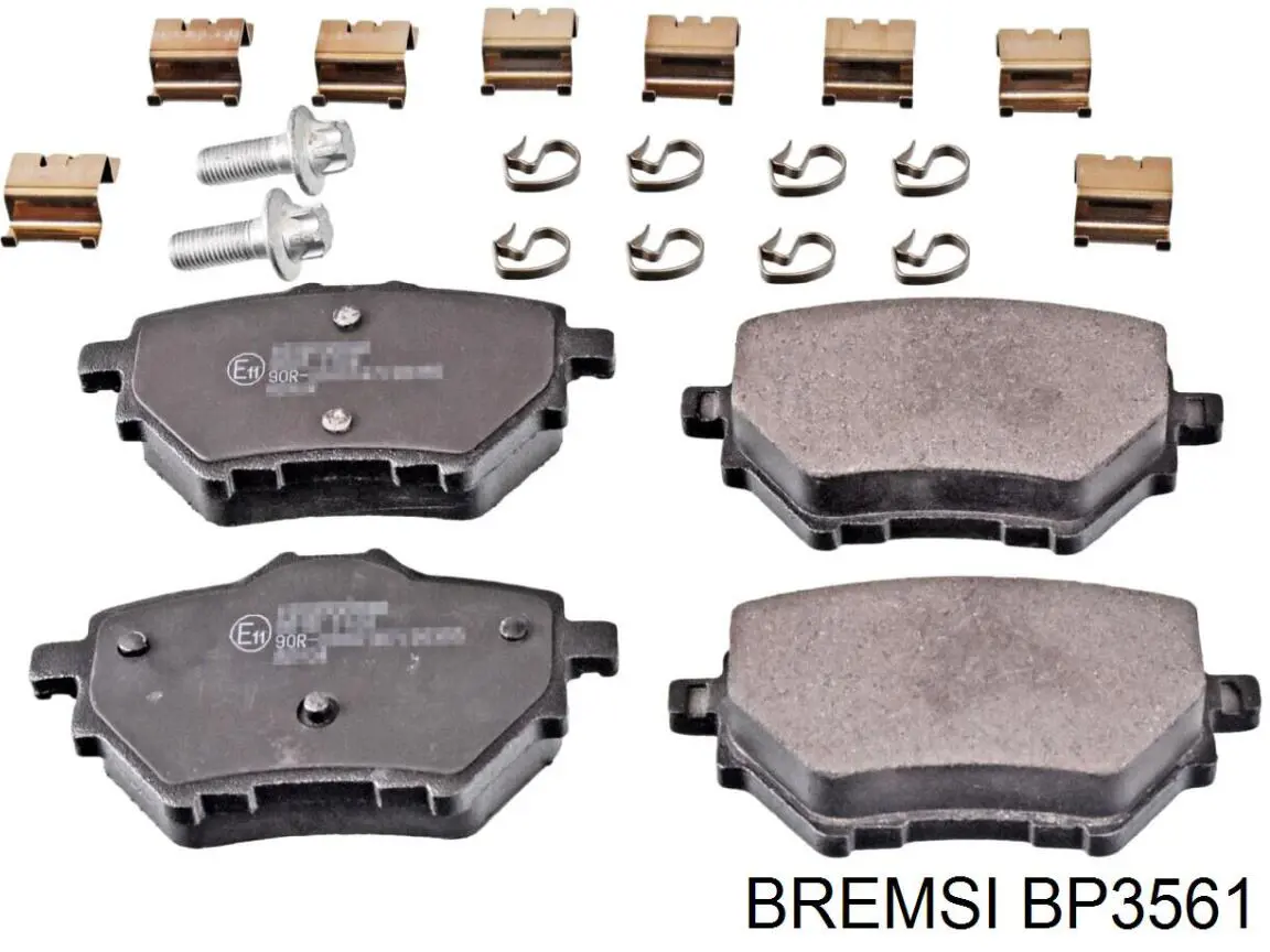 BP3561 Bremsi pastillas de freno traseras