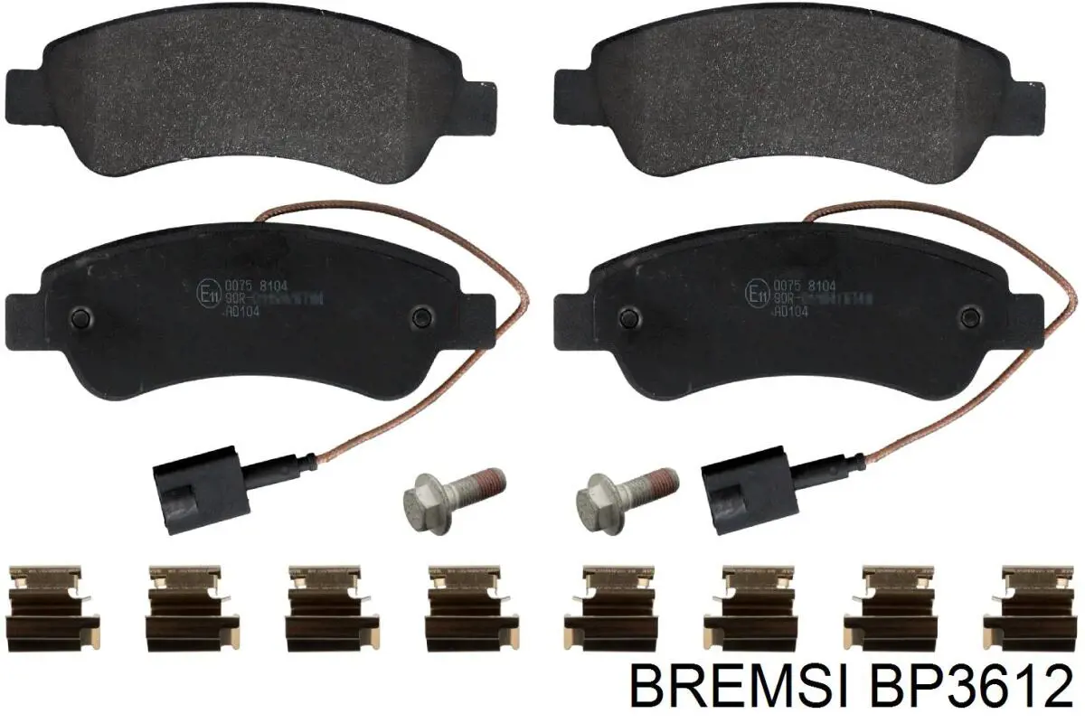 Comprar BP3612 Bremsi Pastillas de freno traseras