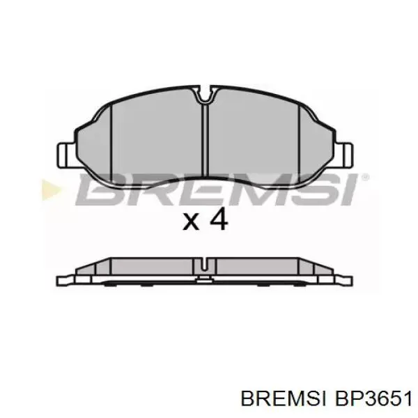 Pastillas freno delanteras Bremsi BP3651 precio, desde 36,83 EUR