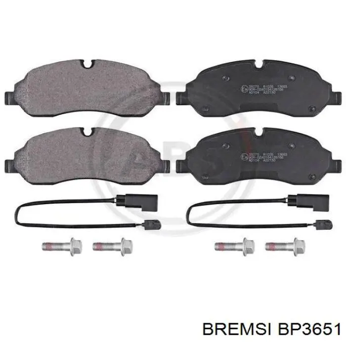 Comprar BP3651 Bremsi Pastillas delanteras de freno