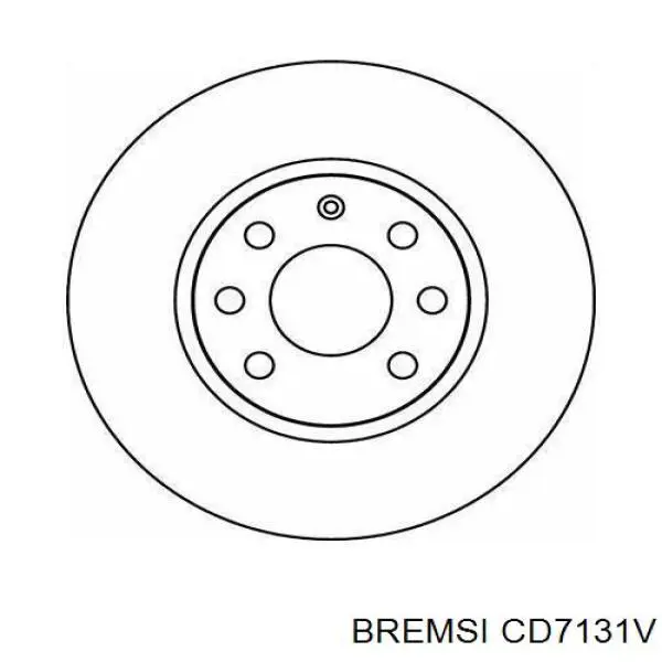 Frenos delanteros Bremsi CD7131V precio, desde 29,27 EUR