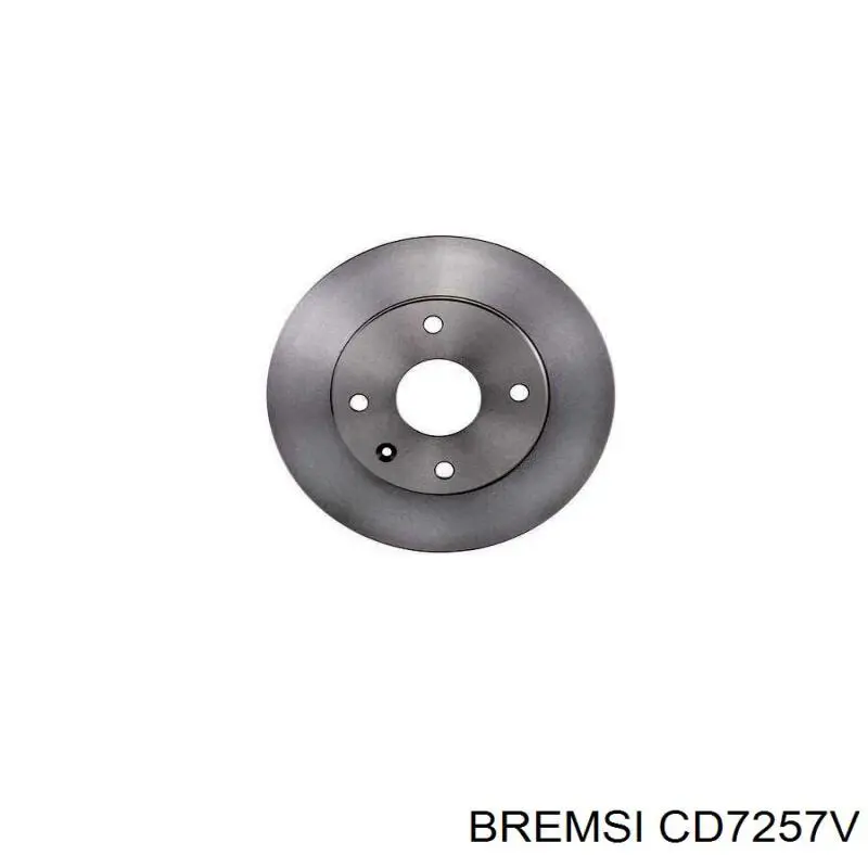 CD7257V Bremsi disco de freno delantero
