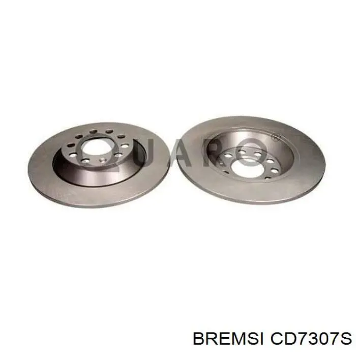 Disco de freno trasero Bremsi CD7307S precio, desde 35,88 EUR