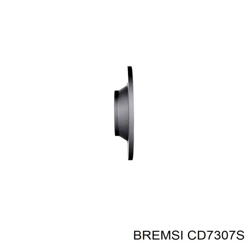 CD7307S Bremsi Freno de disco trasero