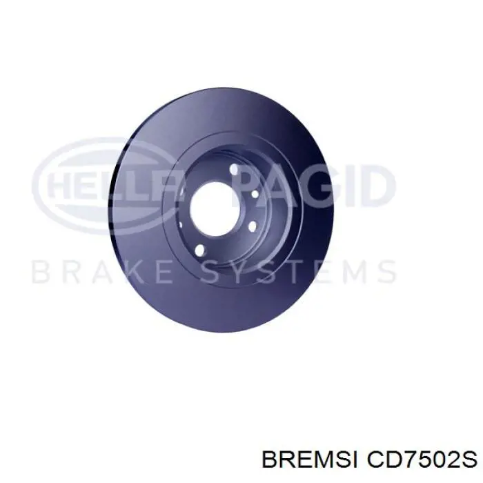 CD7502S Bremsi disco de freno delantero
