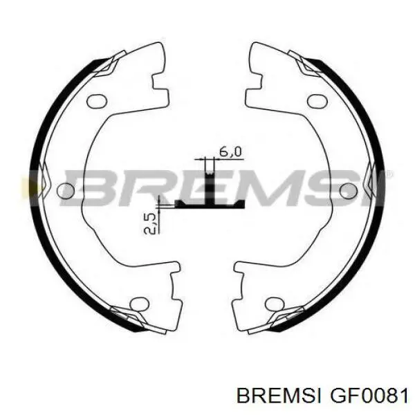 Juego de zapatas de frenos, freno de estacionamiento BMW 5 E39
